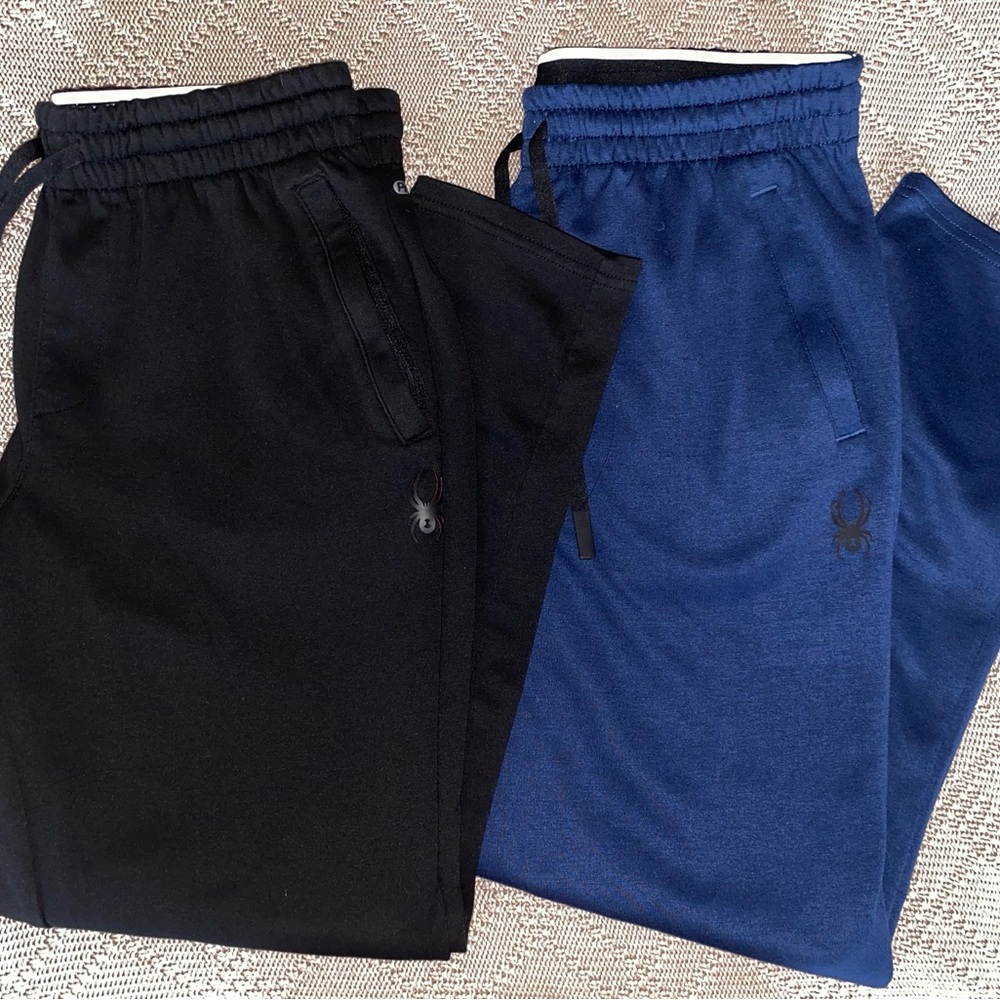 Spyder Men's Jogger Pants in Black & Navy